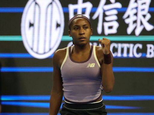 Gauff rallies in 3 sets to reach China Open semis