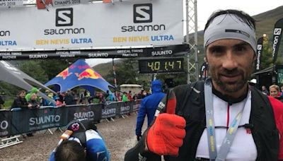 Luis Alberto Hernando, en la Trail Sierra de la Carrodilla en Estadilla