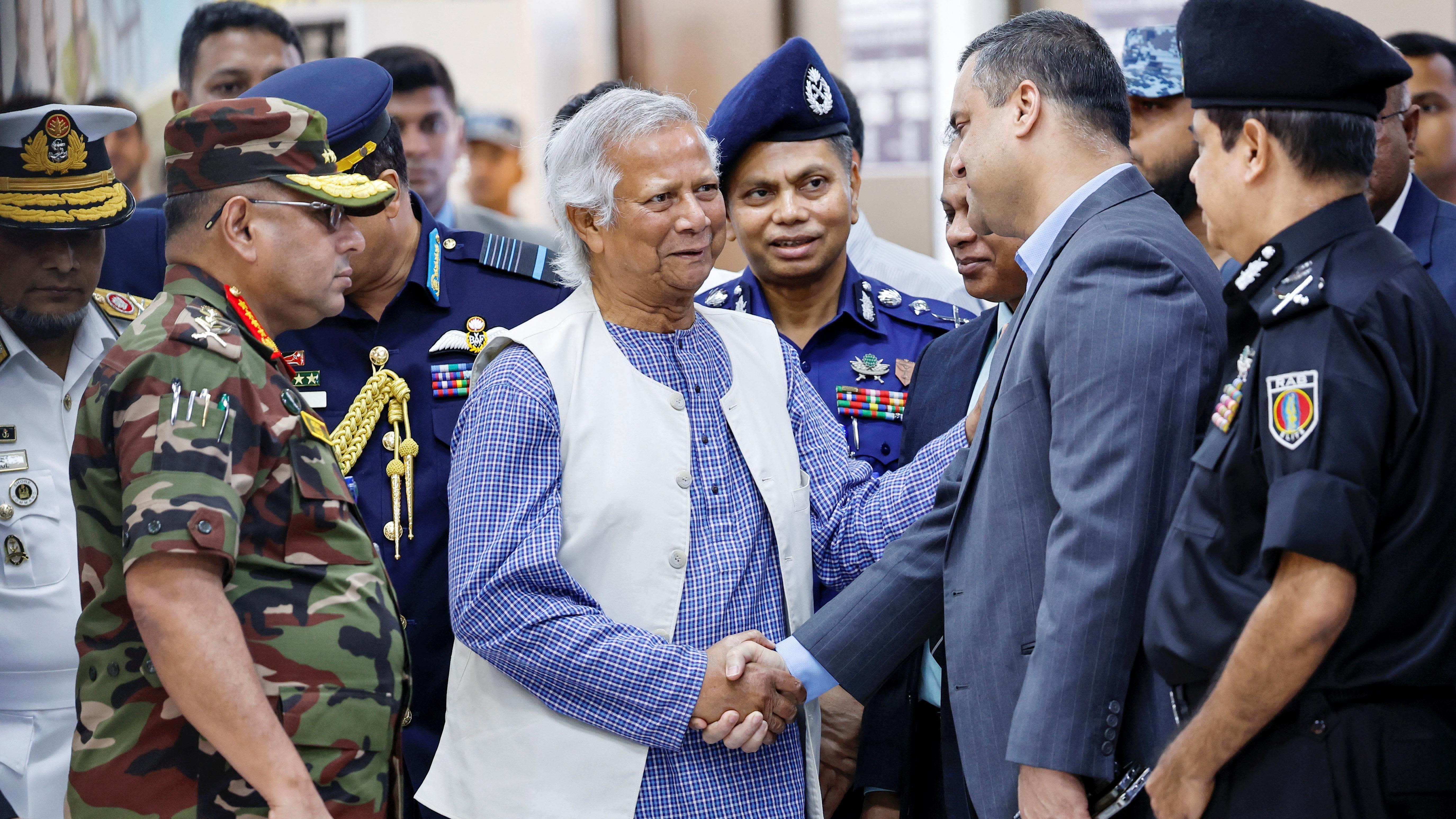 Yunus lands in Bangladesh to lead caretaker government