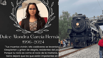 Hidalgo: Ella era Dulce, la mujer que murió al ser golpeada por una locomotora en Hidalgo