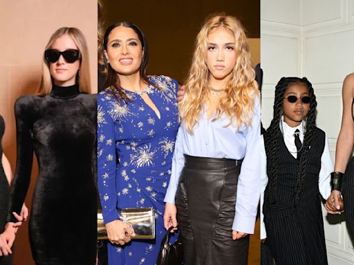 Celebrity Mother-daughter Duos Ruling Fashion Week Front Rows Through the Years: From Queen Elizabeth and Princess Margaret to Salma Hayek...