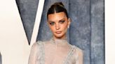 Emily Ratajkowski wears naked dress to Vanity Fair Oscars after-party