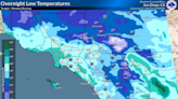 Freezing overnight temperatures bringing coldest air of the season to San Diego County