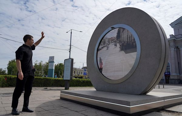 Mystical Portals now connect New York and Dublin, part of a bridge 'to a united planet'