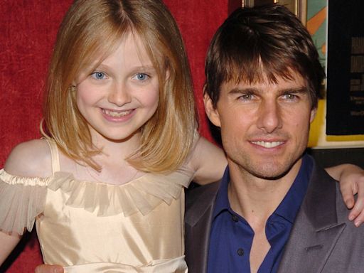 Dakota Fanning says she's gotten the same birthday gift from Tom Cruise every year since they made 2005's 'War of the Worlds'