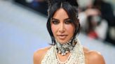 Kim Kardashian Returns To The Met Gala 2023 In Pearl-Adorned Naked Dress