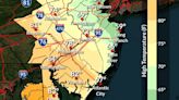 South Jersey remains warm on Tuesday, April 30, but rain, thunderstorms rolling in later