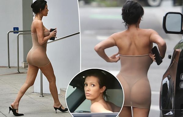 Kanye West’s wife Bianca Censori rocks sheer mini dress while shopping solo in Beverly Hills