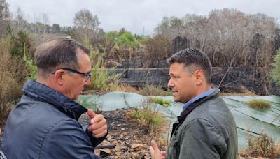 Emergencias alaba la efectividad del sistema de cañones Guardian en el incendio de Masía de Traver