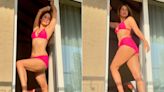 Vidya Malavade Brightened The Monsoon Day Greys In Her Vibrant Pink Swim Set