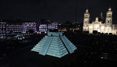 Pirámide de Kukulkán en el Zócalo se queda hasta el 18 de agosto y con nuevo horario