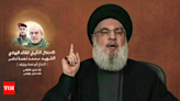 Hezbollah to hit new Israeli targets if it keeps killing civilians, Nasrallah says - Times of India