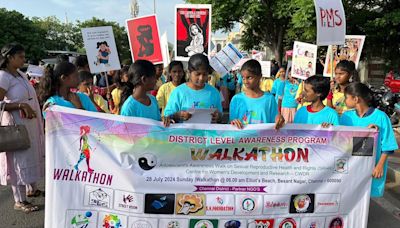 Walkathon on sexual reproductive health rights awareness held