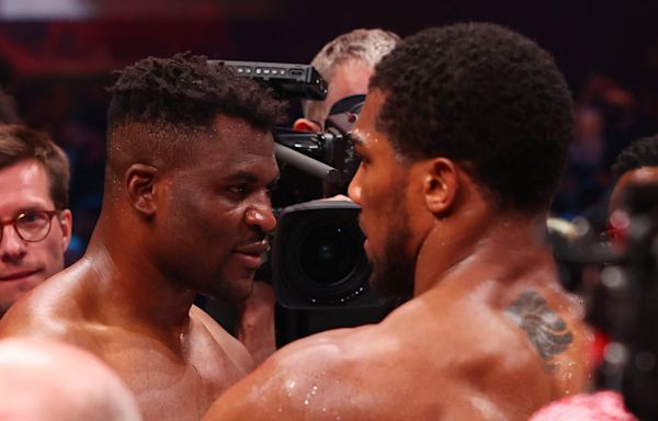 Anthony Joshua sends heartfelt message after death of Francis Ngannou’s young son