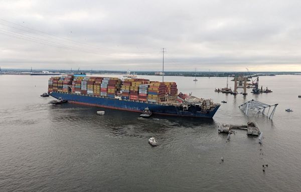 Baltimore Key Bridge collapse: Dali container ship refloated, moved to marine terminal