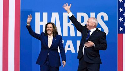 Kamala Harris arrives in San Francisco for fundraiser with Nancy Pelosi