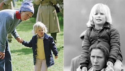 8 adorable baby photos of Zara Tindall with her mother Princess Anne