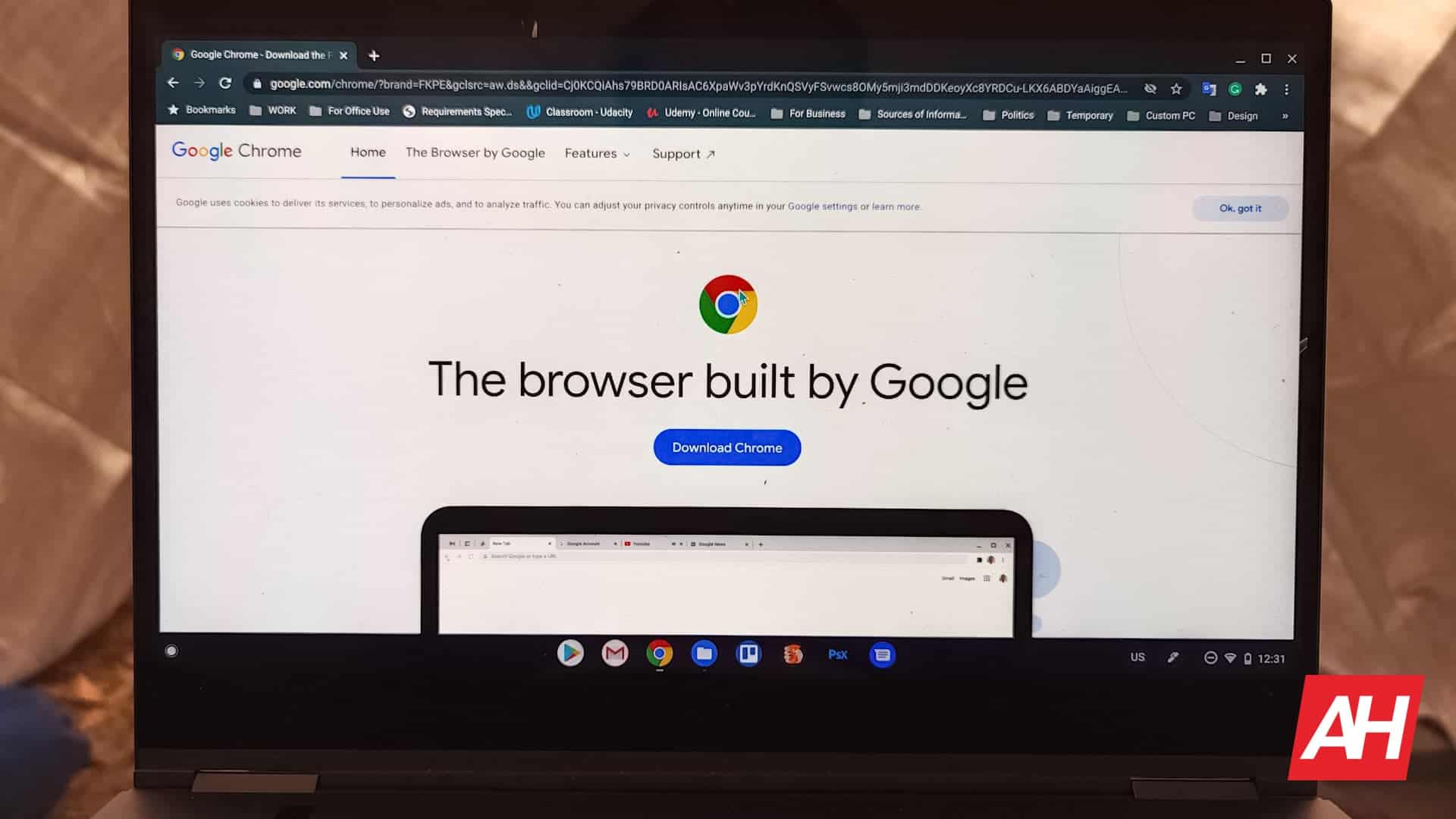 Google Chrome toolbar to get more pinnable buttons