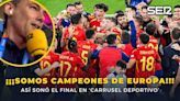 "Hemos cubierto la historia de esta familia... ¡Somos campeones de Europa!": así sonó en 'Carrusel Deportivo' la Eurocopa conseguida por España