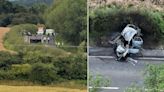 Two children among six people killed in horror crash involving car and motorbike