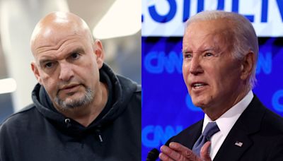 John Fetterman — who struggled through his own rocky debate — defends Biden from ‘Democratic vultures’