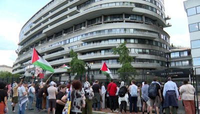 Pro-Palestine protest breaks out against Israeli Prime Minister’s visit to DC