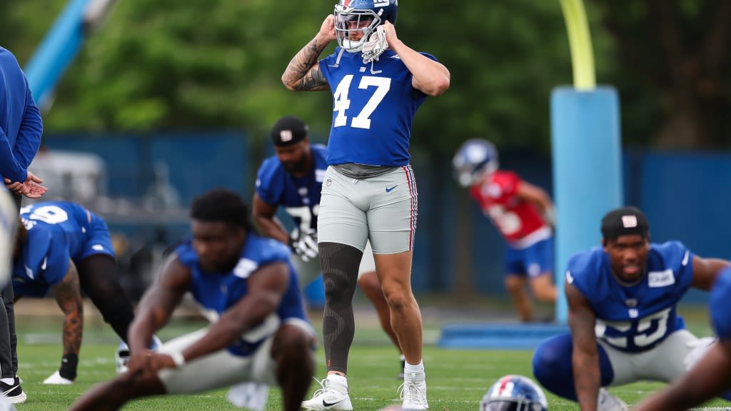 Theo Johnson off and running at tight end for Giants
