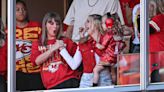 ‘Not the handshake!!’ Taylor Swift and Brittany Mahomes celebrate Chiefs touchdown