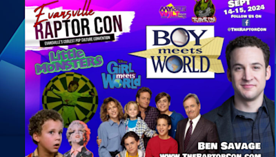 Actor, Ben Savage, to make an appearance at Raptor Con 2024