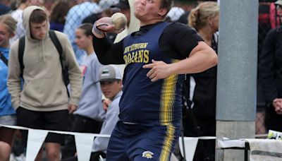 State Track and Field: Big first throw lifts New Auburn's Gotham to fourth in Division 3 shot put