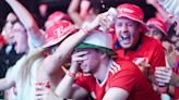 Jubilant England fans in party mode after cruising to Wales win at World Cup