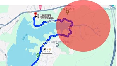 蘭潭環潭道路受凱米颱風影響 嘉油鐵馬道暫行封閉活動順延