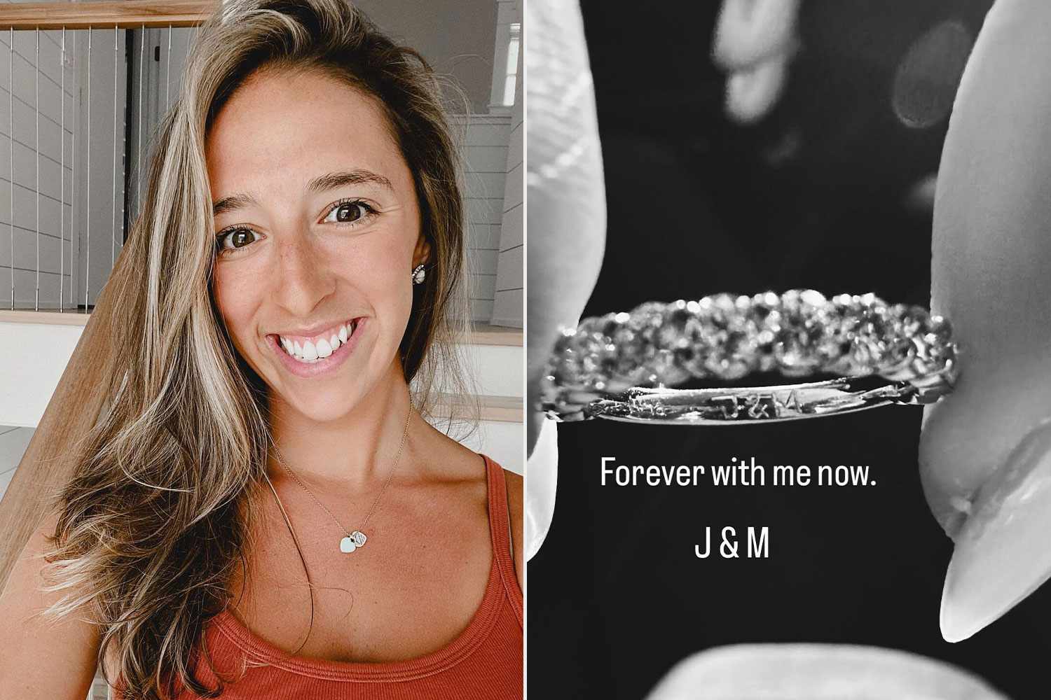 Katie Gaudreau Shares Wedding Band Inscribed with Late Brothers Johnny and Matthew’s Initials: ‘Forever with Me Now’