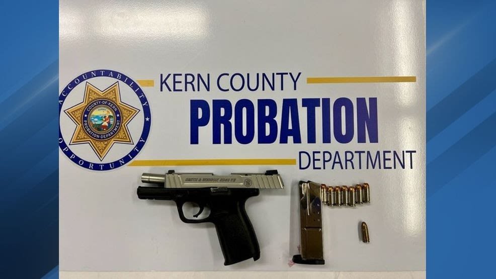 Probation officers seize .40 caliber handgun from felon on probation: Officials