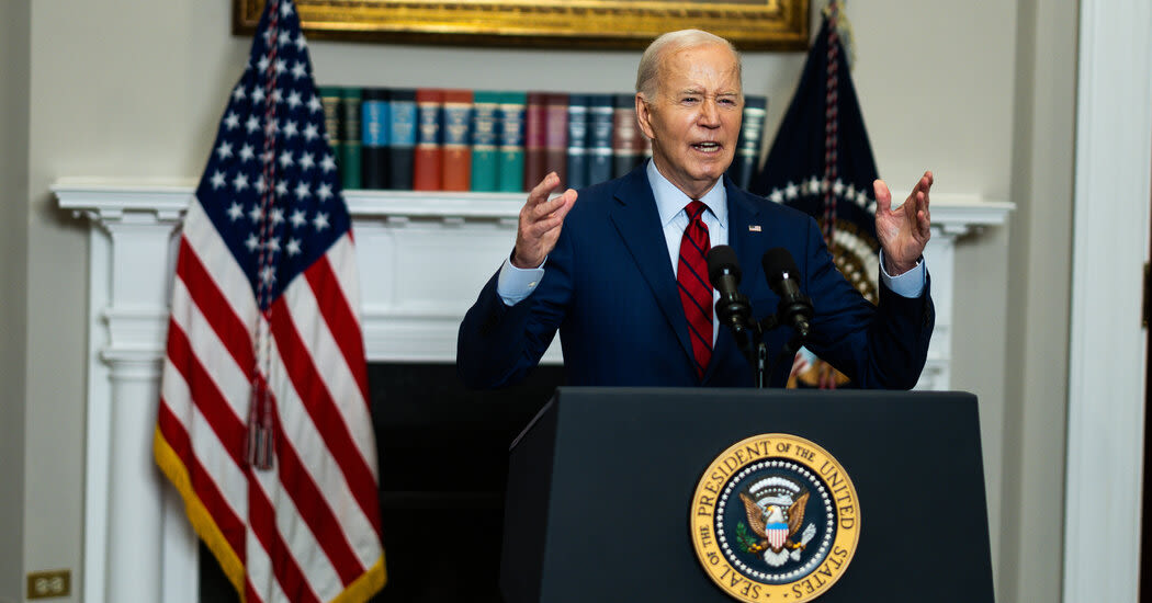 Biden Condemned Violent Campus Protests