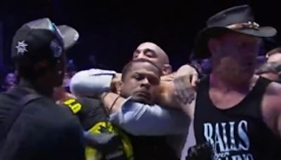 President of Karate Combat chokes out a fighter's cornerman