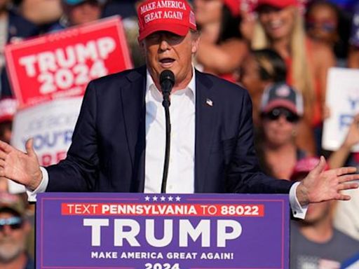 Trump mocks Democrats, insults Pelosi, in first campaign rally since assassination attempt | World News - The Indian Express