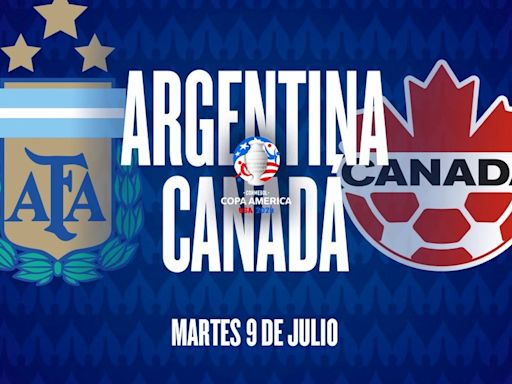 Argentina vs. Canadá, por las semifinales de la Copa América: hora, cómo ver y formaciones