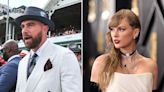 Was Travis Kelce's Derby Suit Meant to Match Taylor Swift's Grammys Gown?