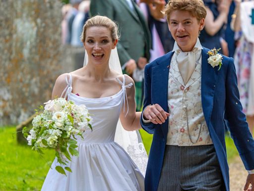 Talulah Riley weds Love Actually's Thomas Brodie-Sangster in stunning ceremony