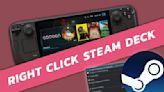 How to right-click on Steam Deck - Dexerto