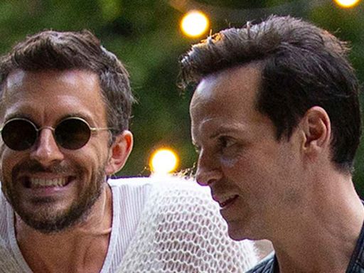 Jonathan Bailey and Andrew Scott party at Kylie's BST gig