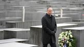 Emhoff visits synagogue, Holocaust memorial in Berlin