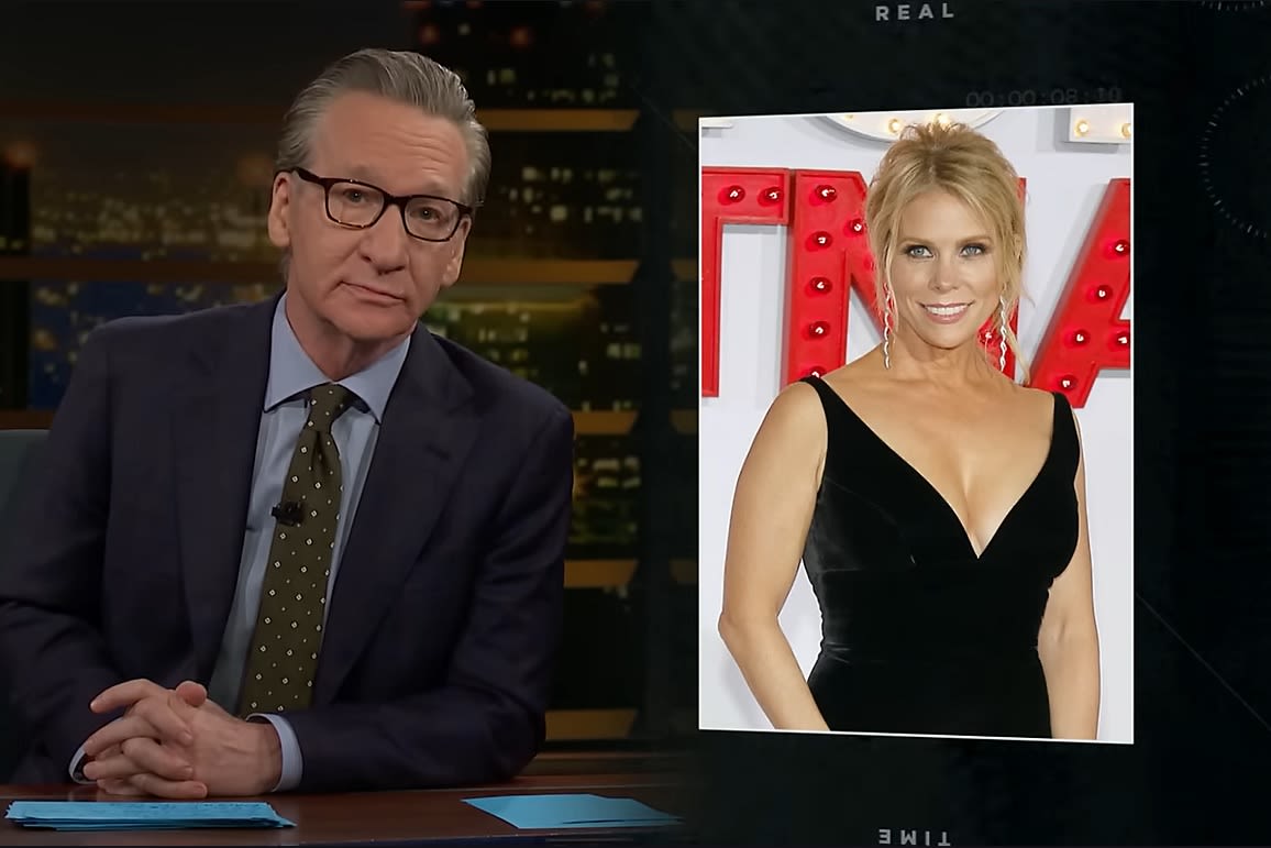 Bill Maher rips on "obnoxious posers" who took aim at Cheryl Hines after RFK Jr. endorsed Trump