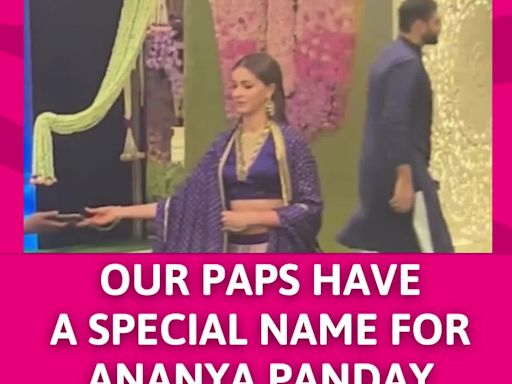 Ananya Panday Looks Gorgeous In A Purple Lehenga At Anant-Radhika's Puja | Entertainment - Times of India Videos