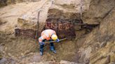 Mysterious wooden train car — almost 100 years old — unearthed in Belgium, photos show