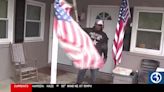 ‘Flag Man’ in Old Saybrook not letting targeted incident get him down