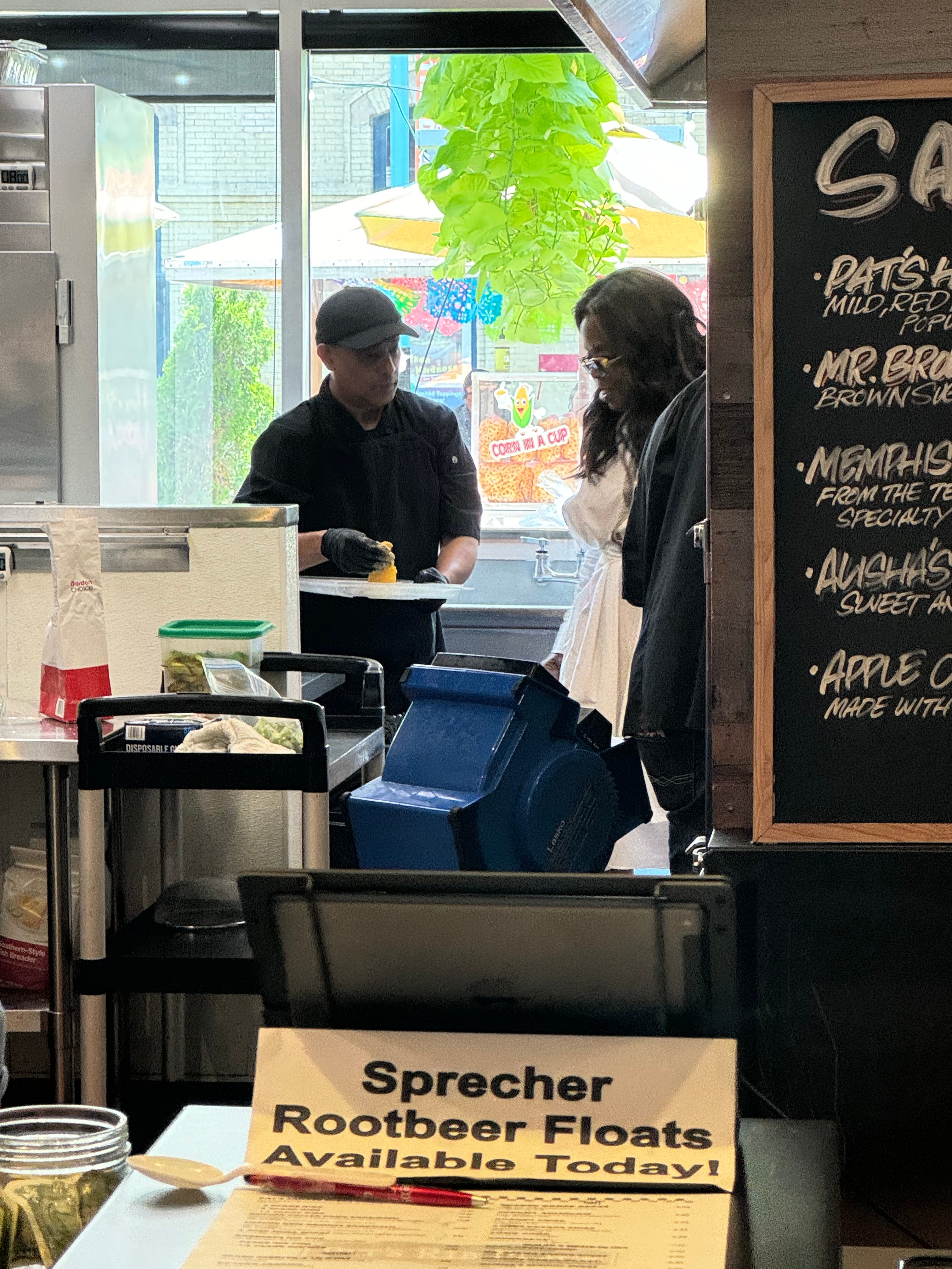 Oprah Winfrey was spotted at the Milwaukee Public Market on Thursday afternoon