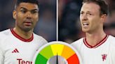 Man Utd player ratings: Casemiro has worst night in a Red Devils shirt