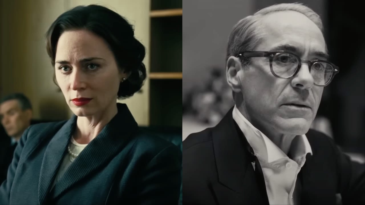 This Round-Up Of Emily Blunt And Robert Downey Jr. Oppenheimer Videos Makes Me Realize How Much The Two...